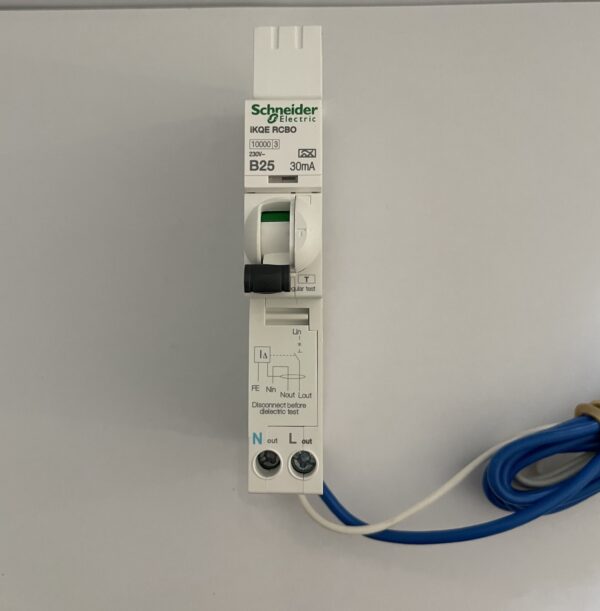 SCHNEIDER SEE125B03 25AMP B TYPE RCBO A-TYPE